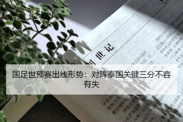 国足世预赛出线形势：对阵泰国关键三分不容有失